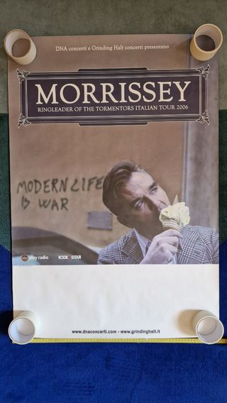 Rarissimo poster gigante Morrissey