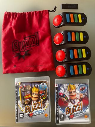 Juegos Buzz, mandos, etc