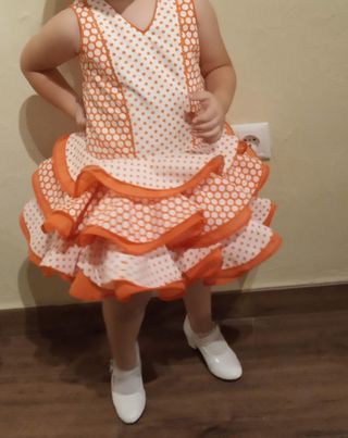 Traje de flamenca niña