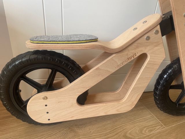 Bicicleta de madera