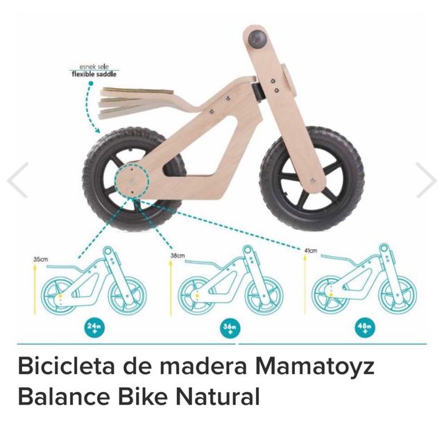 Bicicleta de madera