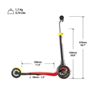 Patinete tres ruedas niños