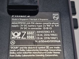Walkman philips AQ6599
