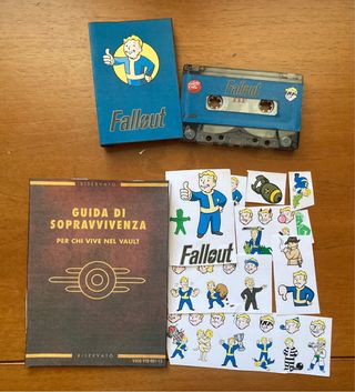 Fallout music cassette adesivi