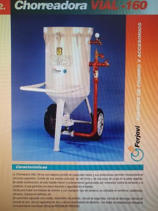 Equipo de chorro VIAL 160