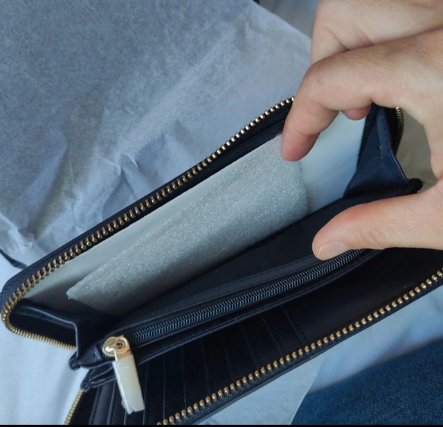 Billetero onedero Tommy Hilfiger nuevo azul marino