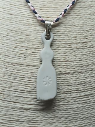 Colgante  de sargadelos con collar