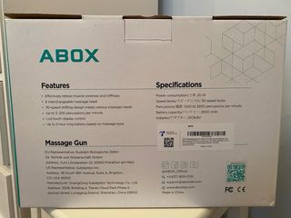 Pistola de masaje Abox