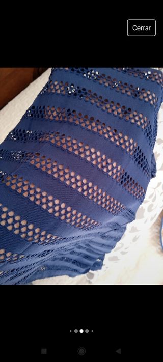 Vestido 👗 mujer corto verano Stradivarius talla M