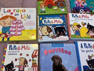Lote libros de Pepe y Mila y otros.