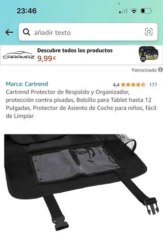 Protector asientos pack 2