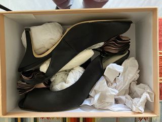 Zapatos fiesta negros Menbur T/41