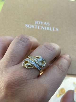 Sortija oro 14k