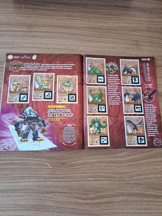 Invizimals sticker álbum