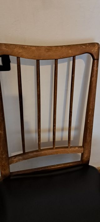 Silla madera vintage