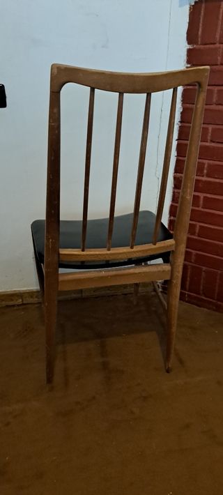 Silla madera vintage