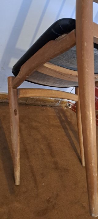 Silla madera vintage
