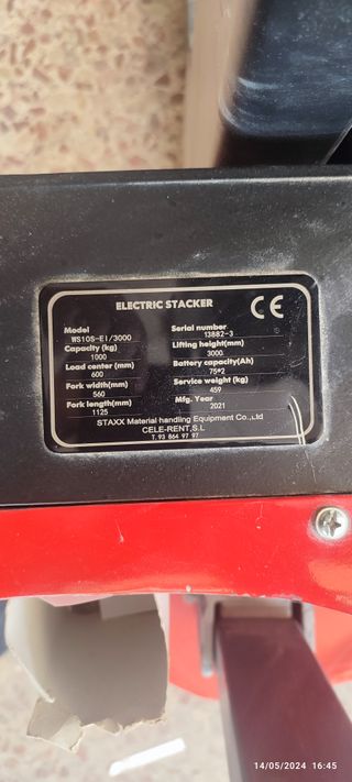 apilador doble mastil staxx