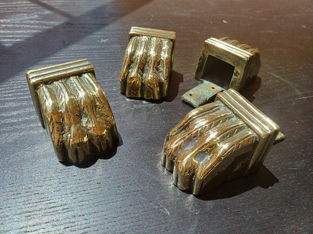 Cubrepatas Bronce Macizo S. XIX