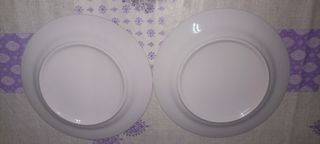 COCACOLA COKE Platos blanco decorado