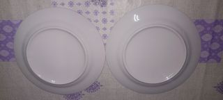 COCACOLA COKE Platos blanco decorado