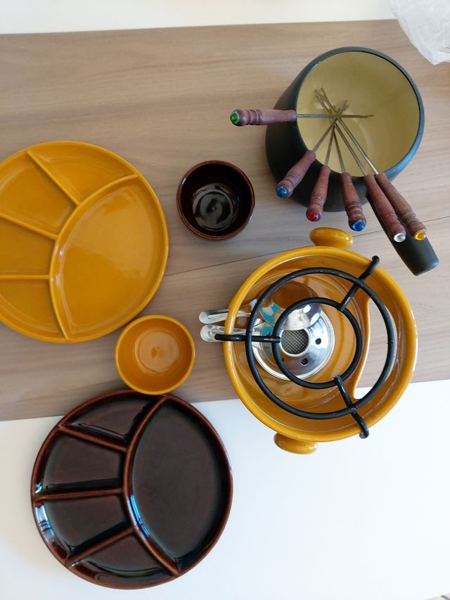 Servizio da raclette/fonduta per 6