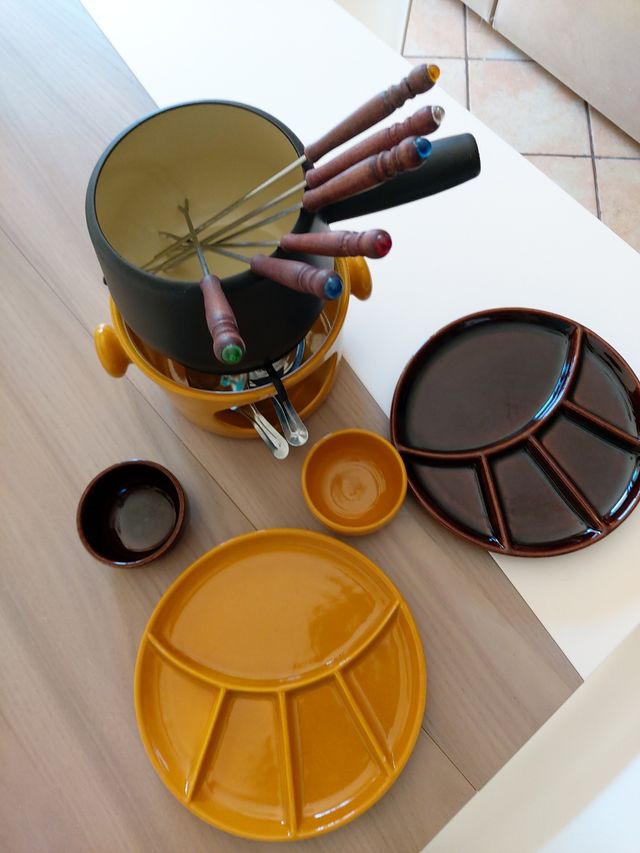 Servizio da raclette/fonduta per 6