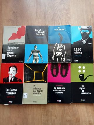 Lote de 28 libros de Novela Negra