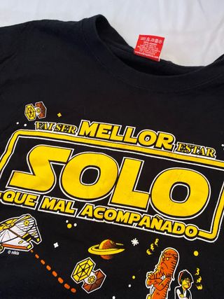 Camiseta en Gallego Han Solo Star Wars