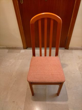 Sillas madera