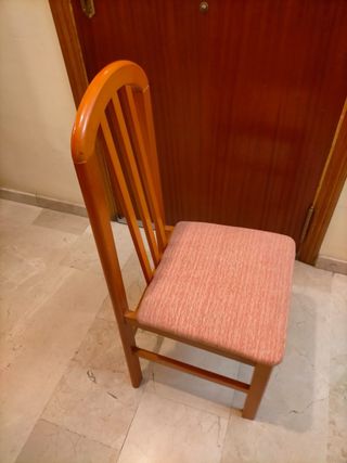 Sillas madera