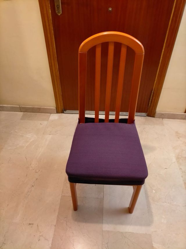 Sillas madera
