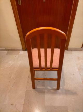 Sillas madera