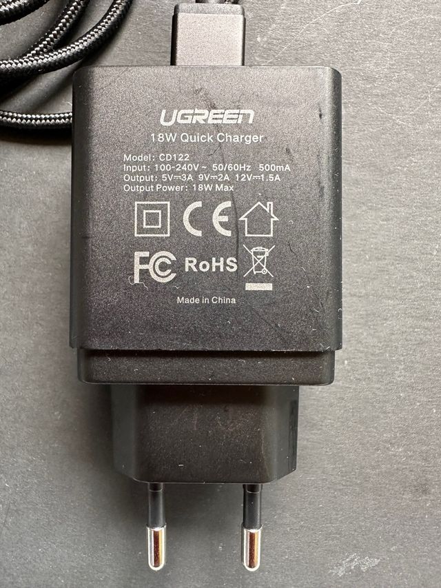 Cargador UGREEN Type C carga rapida 