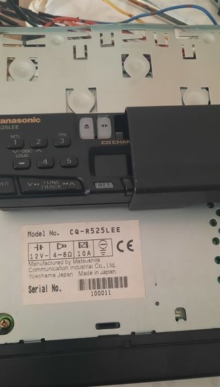 RADIO CASSETTE COCHE PANASONIC R525LEE