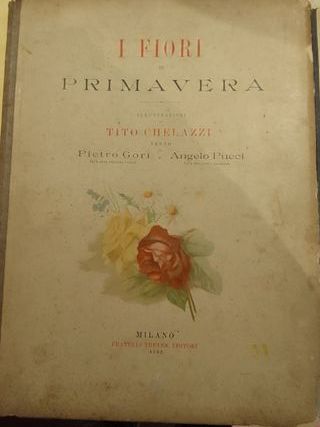 Quattro volumi I fiori 1892 Chelazzi Ferraguti