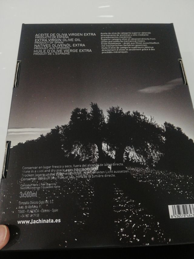 Caja aceite La Chinata