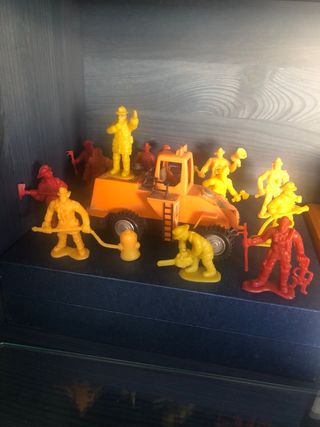 collezione Soldatini pompieri vintage