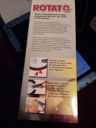 Pelador patatas y frutas