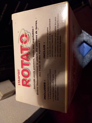 Pelador patatas y frutas