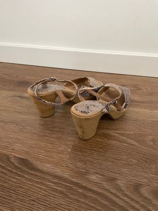 Zapato tacon verano talla 38