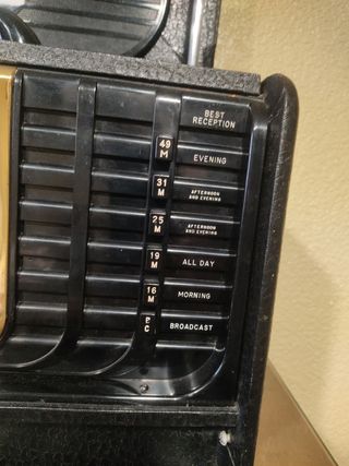 De las primeras radios portátiles.