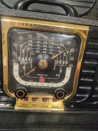 De las primeras radios portátiles.
