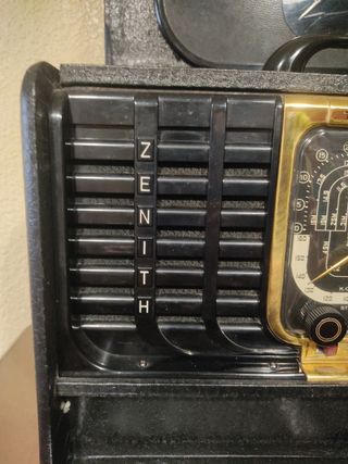 De las primeras radios portátiles.