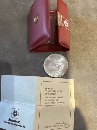 Medalla Juan Pablo II 1979 Mexico