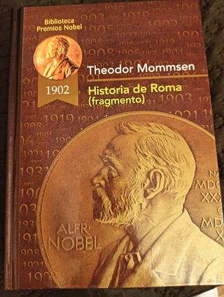Tres libros biblioteca premios Nobel