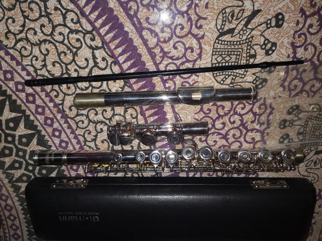 flauta travesera de alpaca