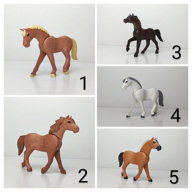 Caballo tercera generación de Playmobil