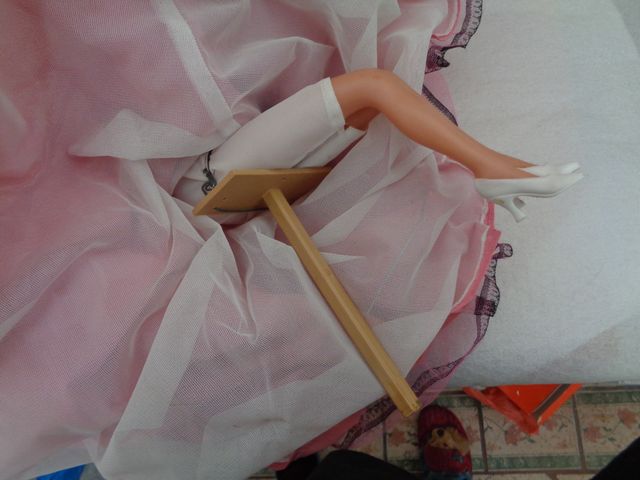 muñeca flamenca o gitana , de la marca marin de