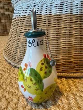 Oliera con tappo dosatore inox🇮🇹